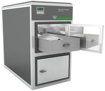 Mortuary Chamber - Stainless Steel SS-304 Inner, Double Walled Structure | Bulk Storage, Digital Temp, Durable, Eco-Friendly, Energy Efficient, PUF Insulation