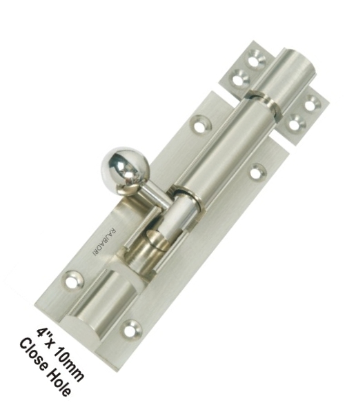 Close Hole 10mm Tower Bolts