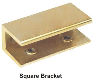 Brass Square Brackets