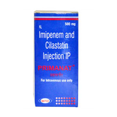 Impipenem Cilastatin Injection 500mg - Broad-Spectrum Antibacterial, Intravenous, Primanat