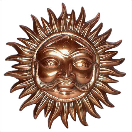 Kall Bhairav Face in Metal Handicraft