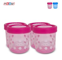Polka 300 Container (4 Pc Set) - Color: Pink