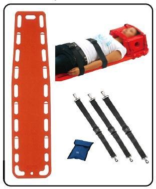 Spine Board Color Code: Red