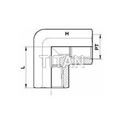 Female Elbow - Carbon Steel, Forged 1/8 to 1 Inch Sizes | Reducing Shape, Welded Technique, 3-6 Month Warranty