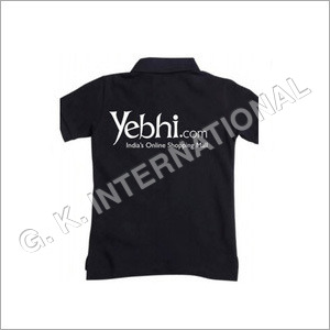 Promotional Tshirts - Polyester, Multiple Sizes, Black | Polo Collar, Customizable, Durable, Comfortable, Stylish, Professional