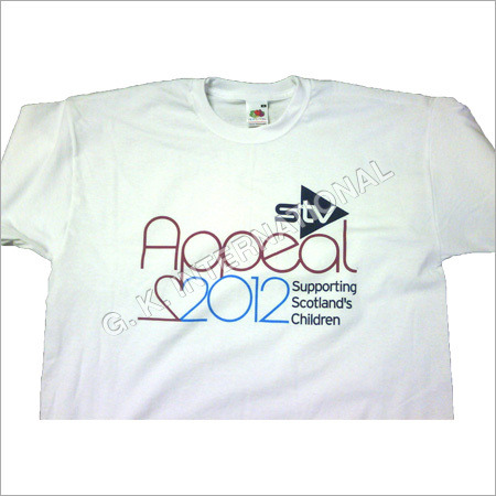 Promotional Tshirts - Polyester, Various Sizes, White | Customizable Design, Durable Fabric, Comfortable Wear, Screenprinting