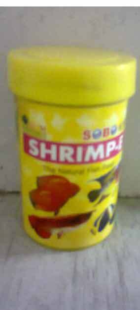 Sobo Shrimpe E 18 gm - Plastic Jar, 18 gm | Natural Shrimp-Based Fish Food, Complete Nutrition, Easy to Use