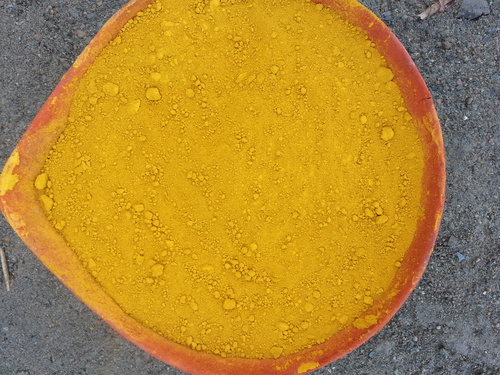 Polishing Iron Oxide Powder