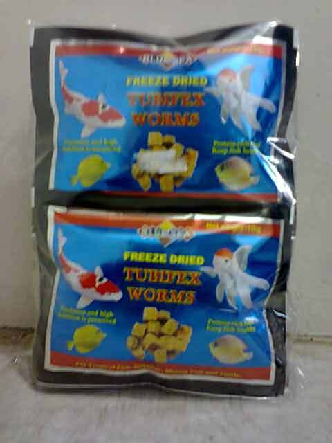 Blue Sea Freeze Dried Tubifex Blood Worms  