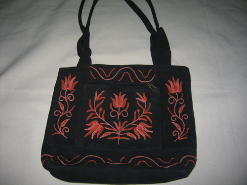 swade bag with hand embrodry