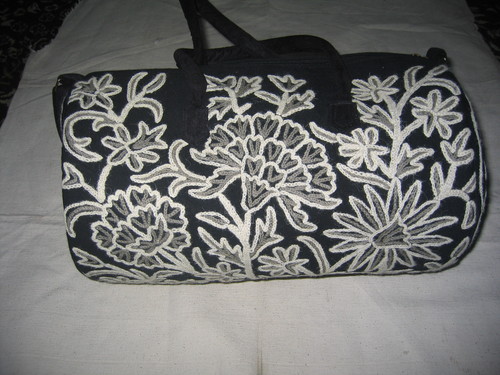 cotton based crewal emb bag