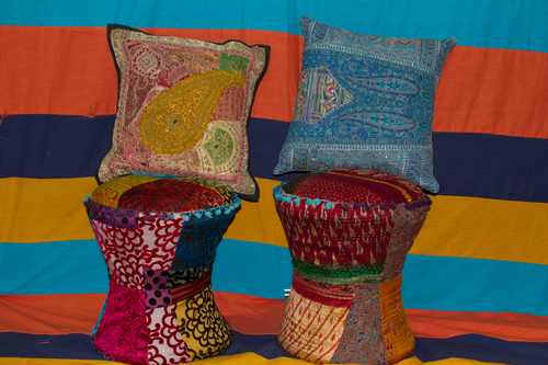 Puffs and cushions