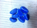 Blue color pebble stone