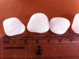 White color River pebble stone