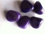 Violet Color Pebble Stone