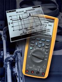 True-rms Industrial Logging Multimeter with Trend Capture 