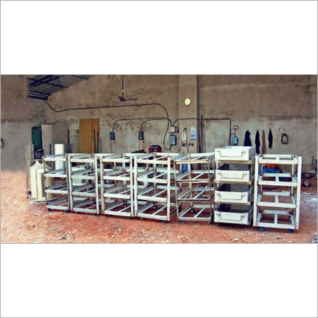 Stainless Steel Tray Trolley