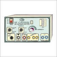 Radio Frequency Cautery - Metal, 8 1/2" X 7 1/2" X 4" Size | 150 Watts Monopolar, 100 Watts Bipolar, 2 Mhz Frequency, 3.5 Kgs Weight, Comprehensive Accessory Kit