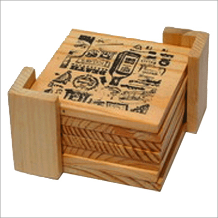 Wooden Coaster Set