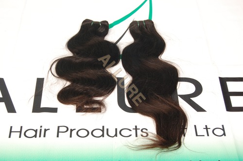 Natural Black & Natural Brown Indian Body Wavy Human Hair