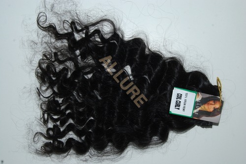 Natural Black & Natural Brown Virgin Remy Coil Curly Hair