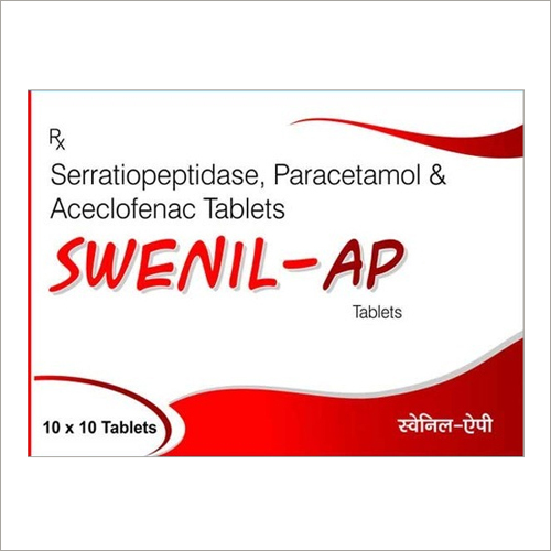 Aceclofenac, Serratiopeptidase & Paracetamol
