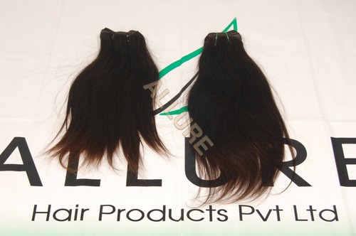 Natural Black & Natural Brown Straight Human Hair Weft