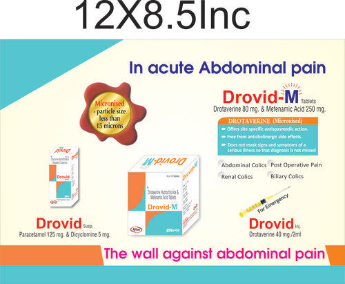 Drotaverine Hcl. & Mefenamic Acid Tablets