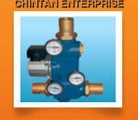 Blumut Thermostatic Recirculate Group With Pump - Brass Nickel-plated Body, 3/4" Bsp, 230v, 90â°c Max, Epdm Seals, Stainless Steel Pins
