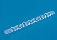 Eu Optical Flat 8-cap Strip - Optical-grade Plastic, Flat Strip Dimensions | Transparent Precise Optical Properties