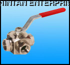 S.S. Three Way Screwed End / Flanged End