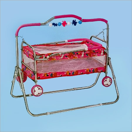 Antique Metal Baby Crib