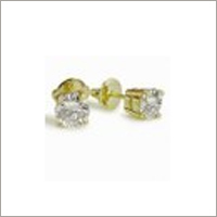 SOLITAIRE DIAMOND EARRING 
