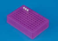 Pcr Tube Rack - Polypropylene, Standard Size For Pcr Tubes, Lightweight And Durable Design, High Chemical Resistance For Laboratory Use
