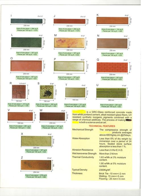 Elevation Conc Wall Tiles
