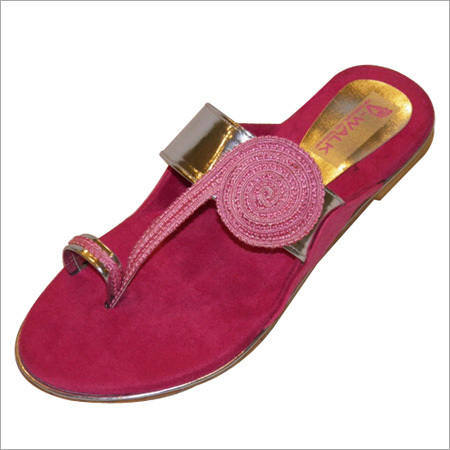 Ladies Fancy Flat Sandal