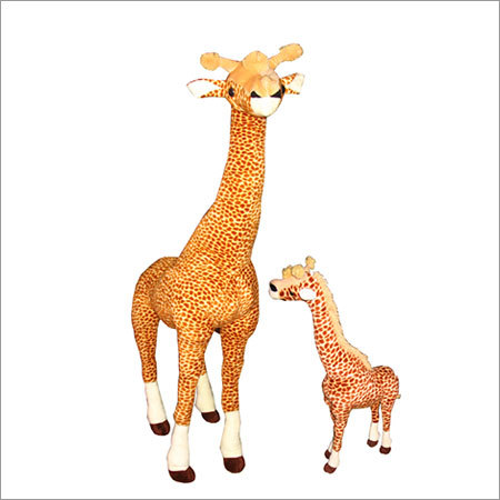 Synthetic Fiber Standing Giraffe 3 Sizes