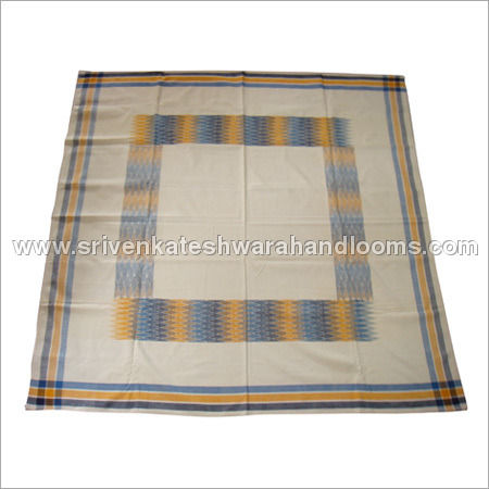 Cotton Handloom Woven Warp And Weft Bed Spread