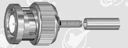 BNC male connector for LMR 100 cable