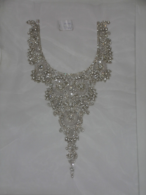 Swarovski/Crystal Embroidery Neck