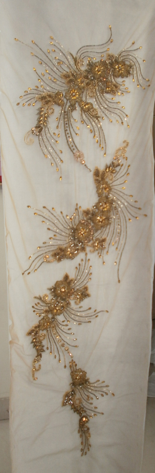 Swarovski/Crystal Embroidery Panel/Coupon