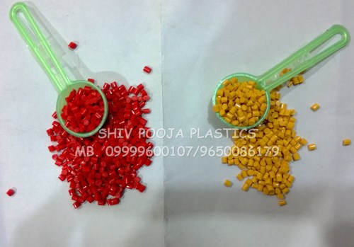 Red And Yellow ABS Granules