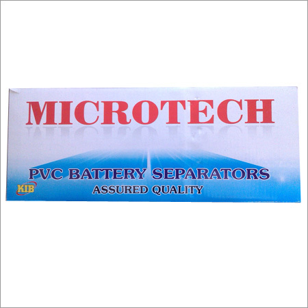 PVC Microtech Battery Separators 