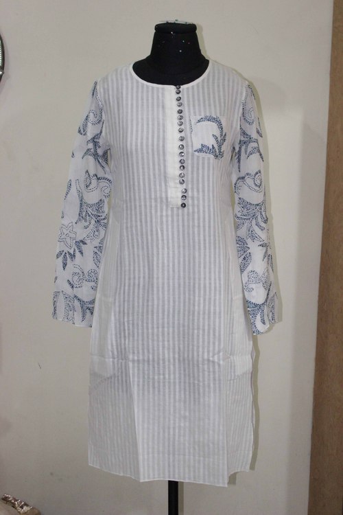 Ladies Garment Made From Natural Cotton Fabric