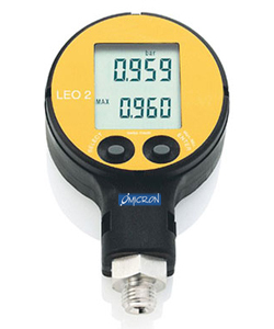 LEO2 Digital Pressure Gauge - 59x95x32 mm, -1 to 700 Bar, 5 Digit, <0.1% FS Accuracy | IP65, Digital Display, Compact, Durable, Easy Use