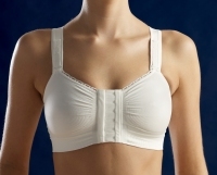 White Soft And Skin Friendly Post-Operative Bra - Material: Cotton