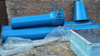 Frp Chimney - Frp Material, 100-500mm Diameter, 1-6m Length, Blue Color | Corrosion Resistant, Lightweight, Customizable Sizes, Easy Installation
