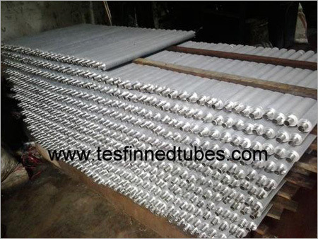 Silver Extruded Aluminium Finned Tubes