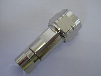 N Male connector for quater inch sf cable