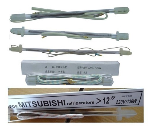 Glass tube defrost heater (glass heater, glass defrost heater)